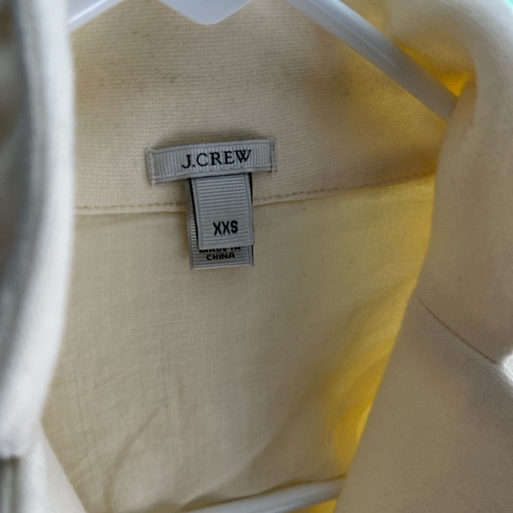 EUC Ivory J. Crew blazer with navy stripes - size xxs. - Picture 4 of 5